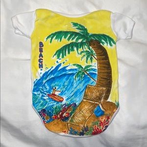 ** made in Maui in Lahaina **Kreate baby surfer onesie